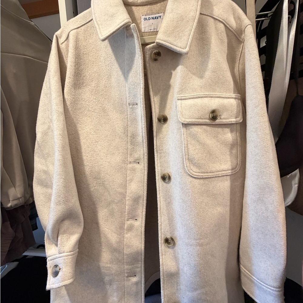 Old Navy Women’s Cream Shacket